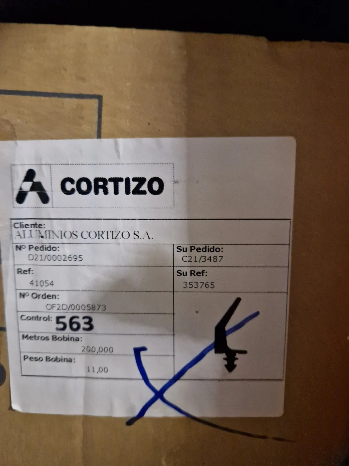 Cortizo bottom seal Gasket  - 353765-5 meter length-for Bifold aluminium doors - Image 4