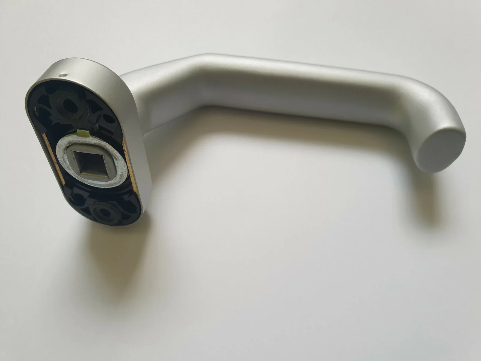 Genuine Schuco Sprung Level Door Handle Silver Satin- Ref 210709 - Image 3